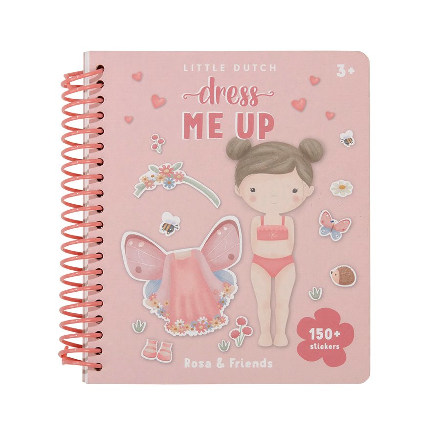 Livre Habille ton personnage Rosa & Friends Little Dutch
