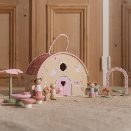 Maison de poupée en bois FSC Fairy Garden, détail