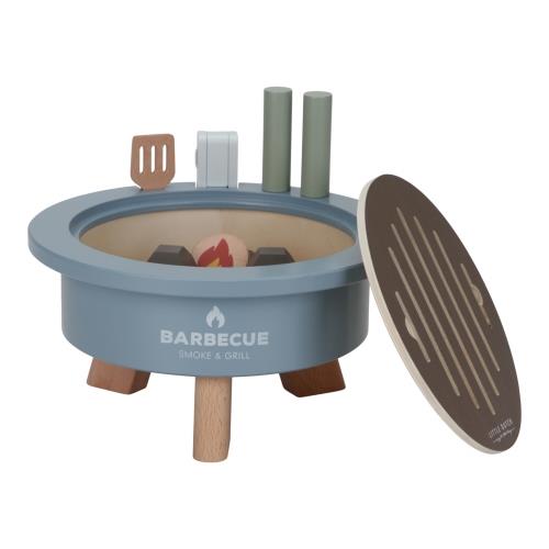 Brochettes et grillades du barbecue en bois Little Dutch