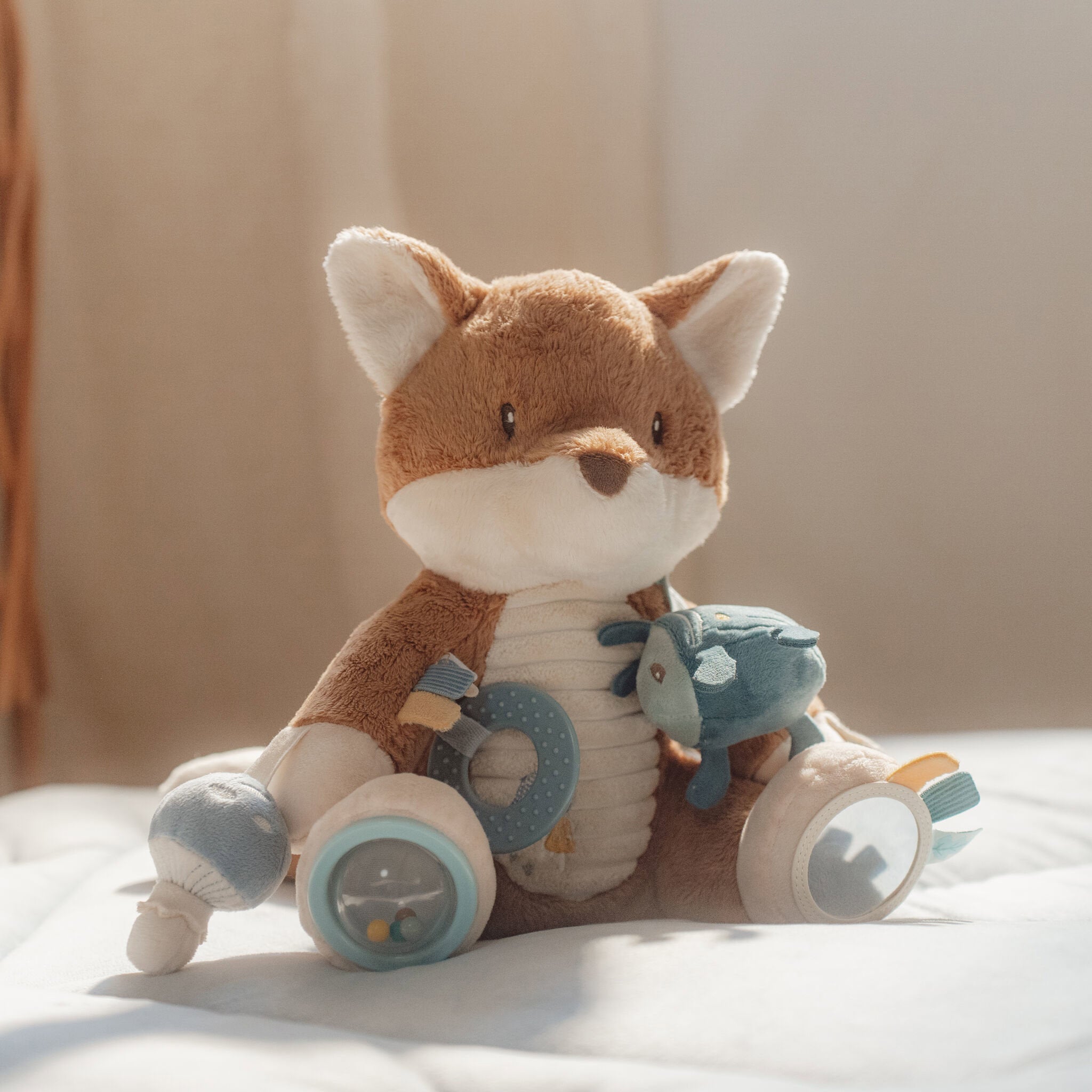 Peluche renard Forest Friends dans l'univers Little Dutch