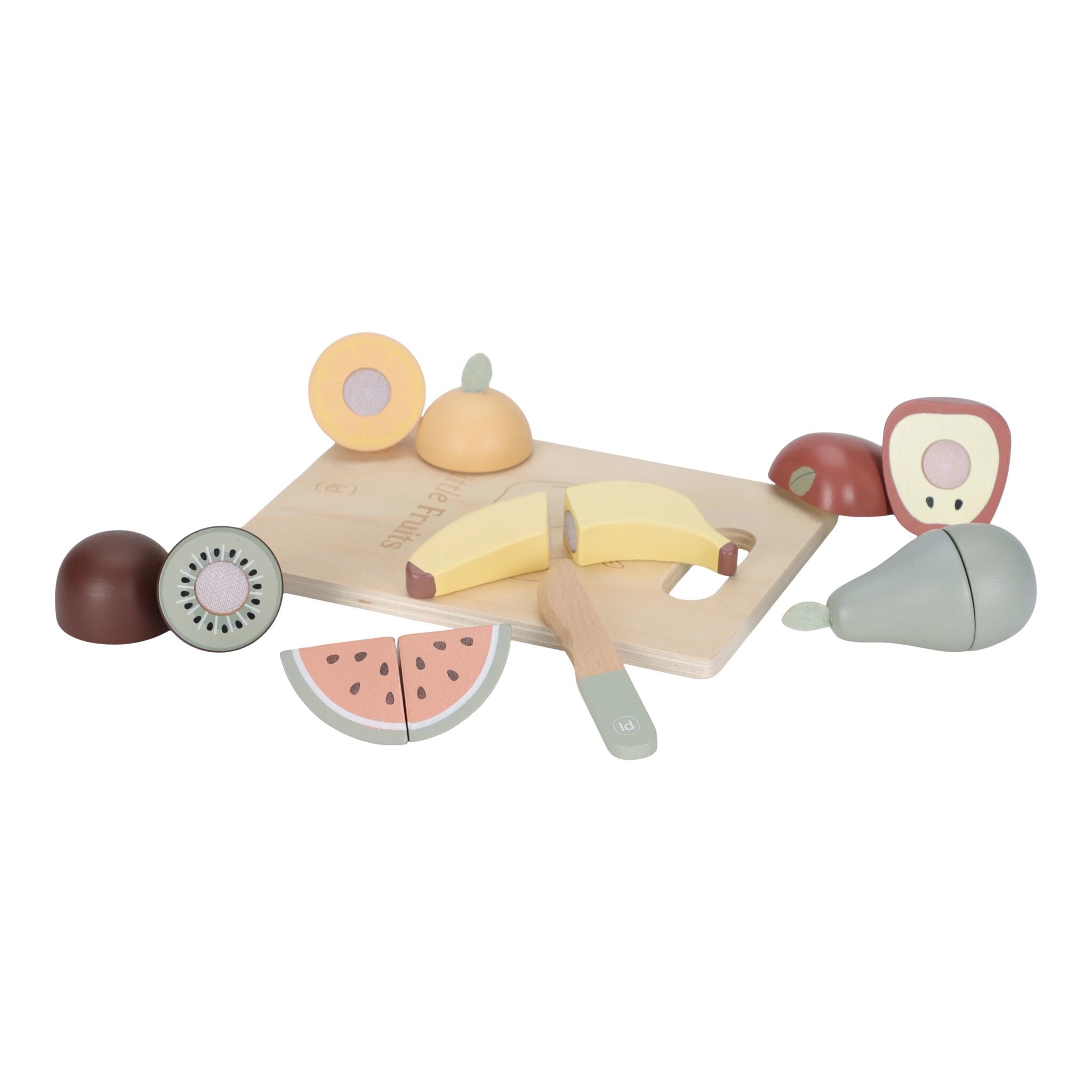 Les 6 fruits en bois Little Dutch avec velcro