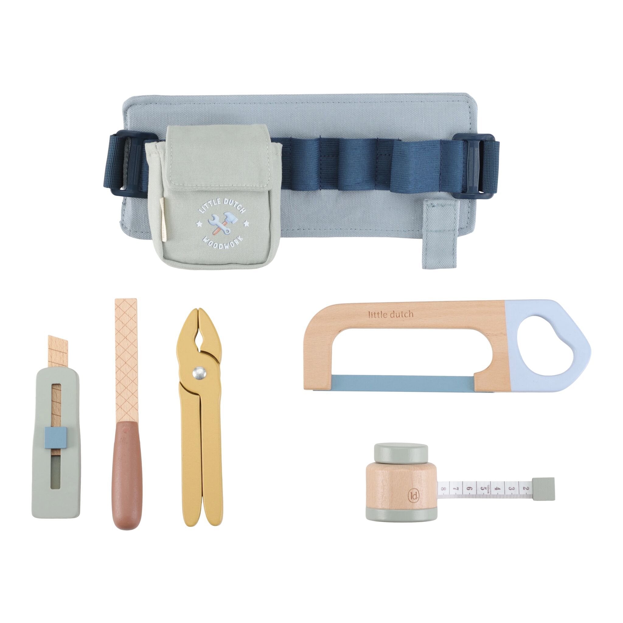 Les 5 outils en bois de la ceinture Little Dutch