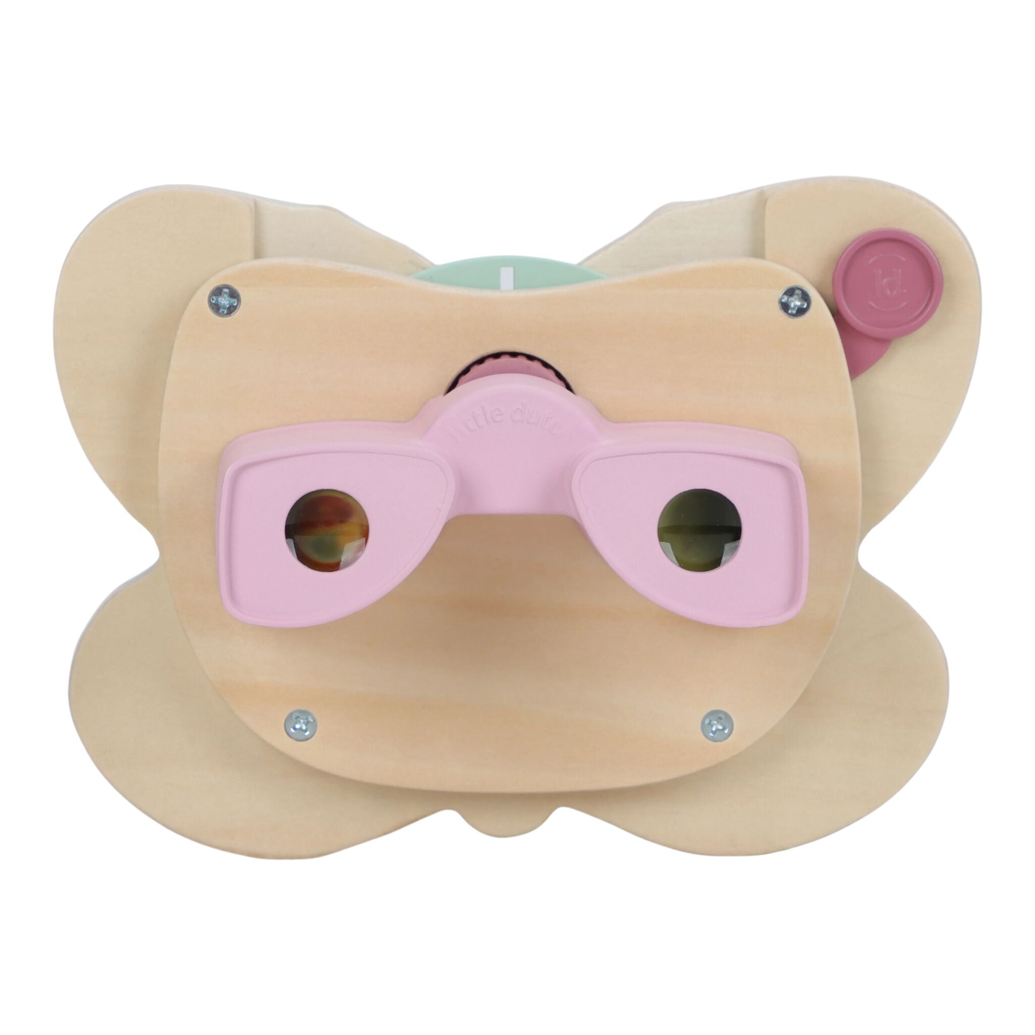 Visionneuse papillon en bois avec ses disques d'histoires