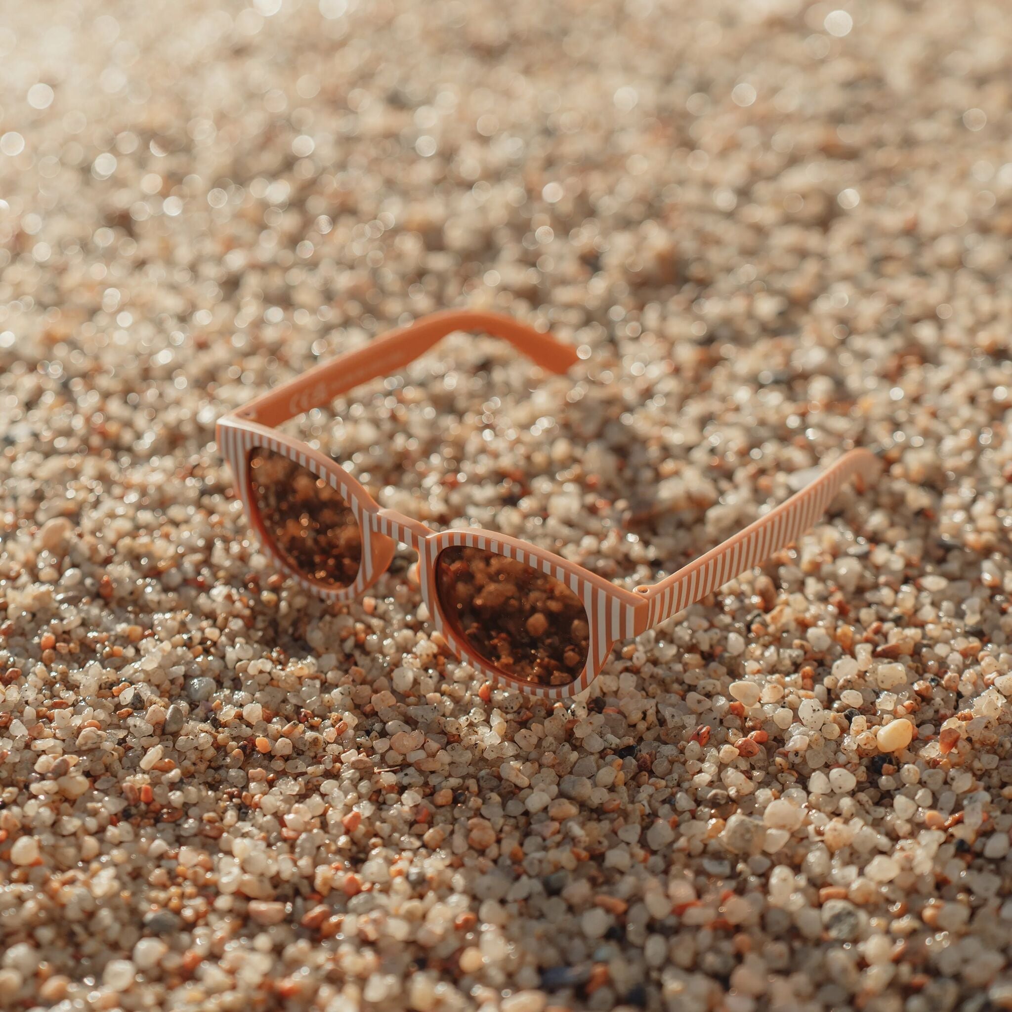 Lunettes de soleil Ocean Brown Stripes Little Dutch