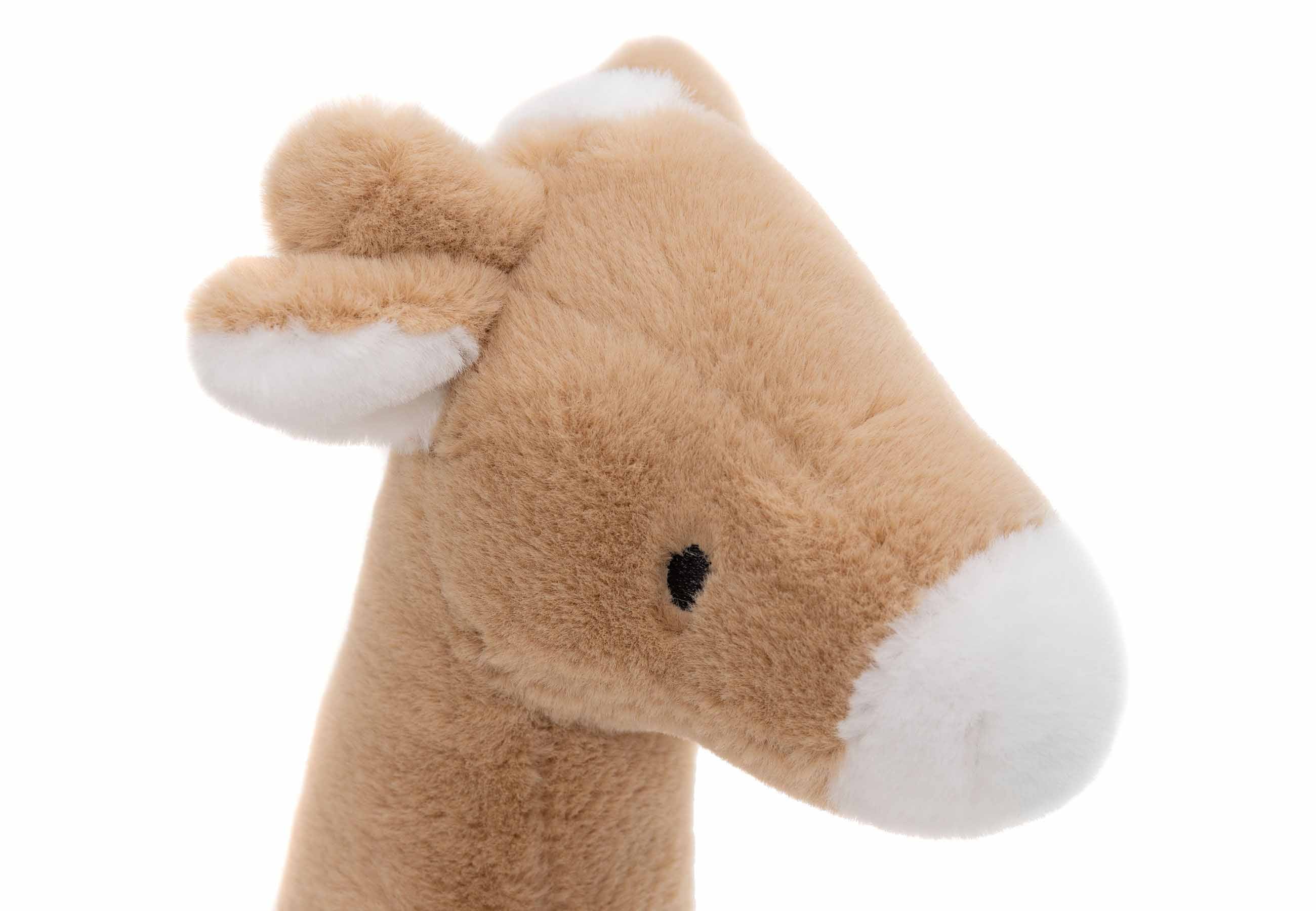 Peluche girafe Jollein de profil
