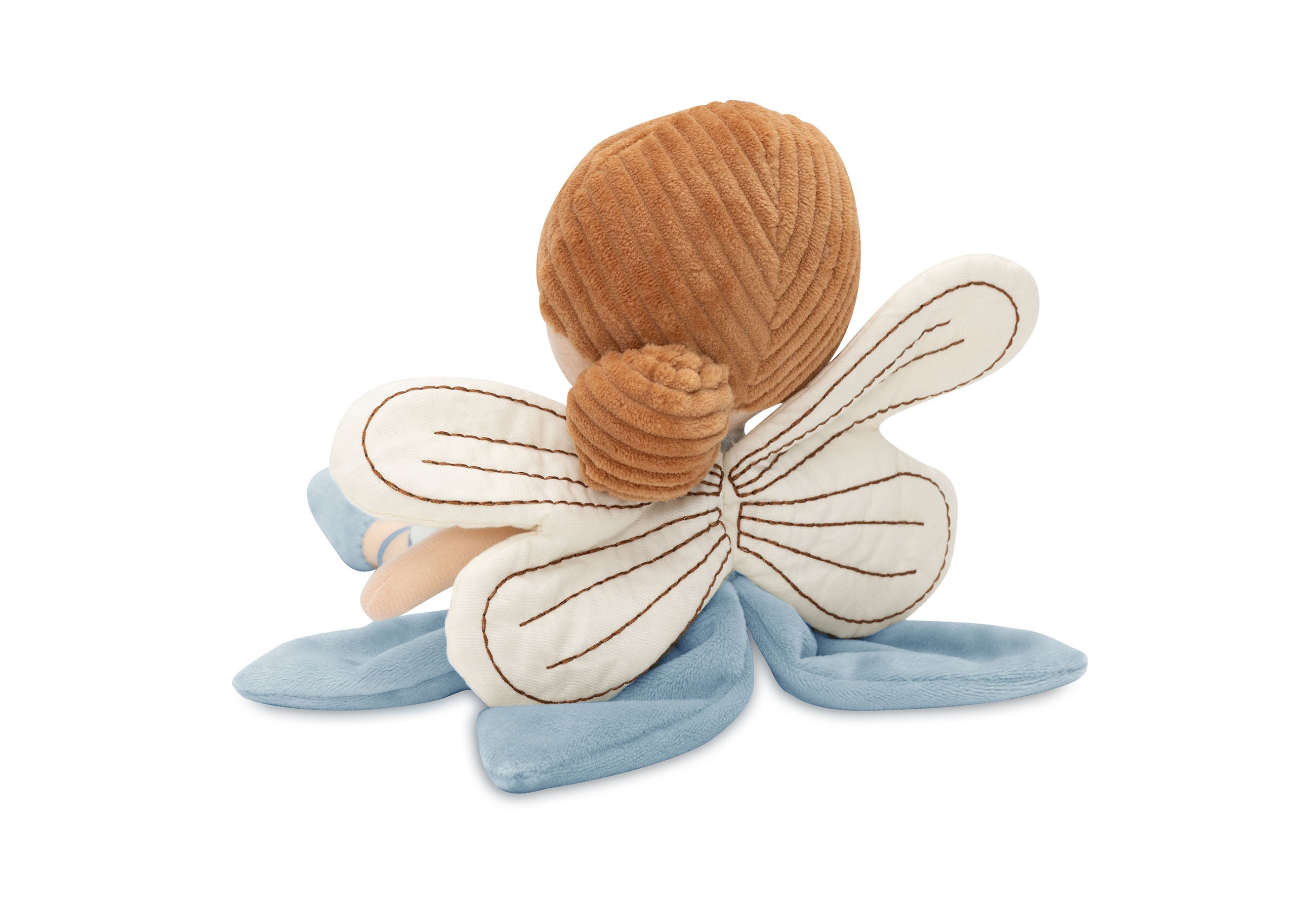Peluche Fée Amy Jollein robe en pétales