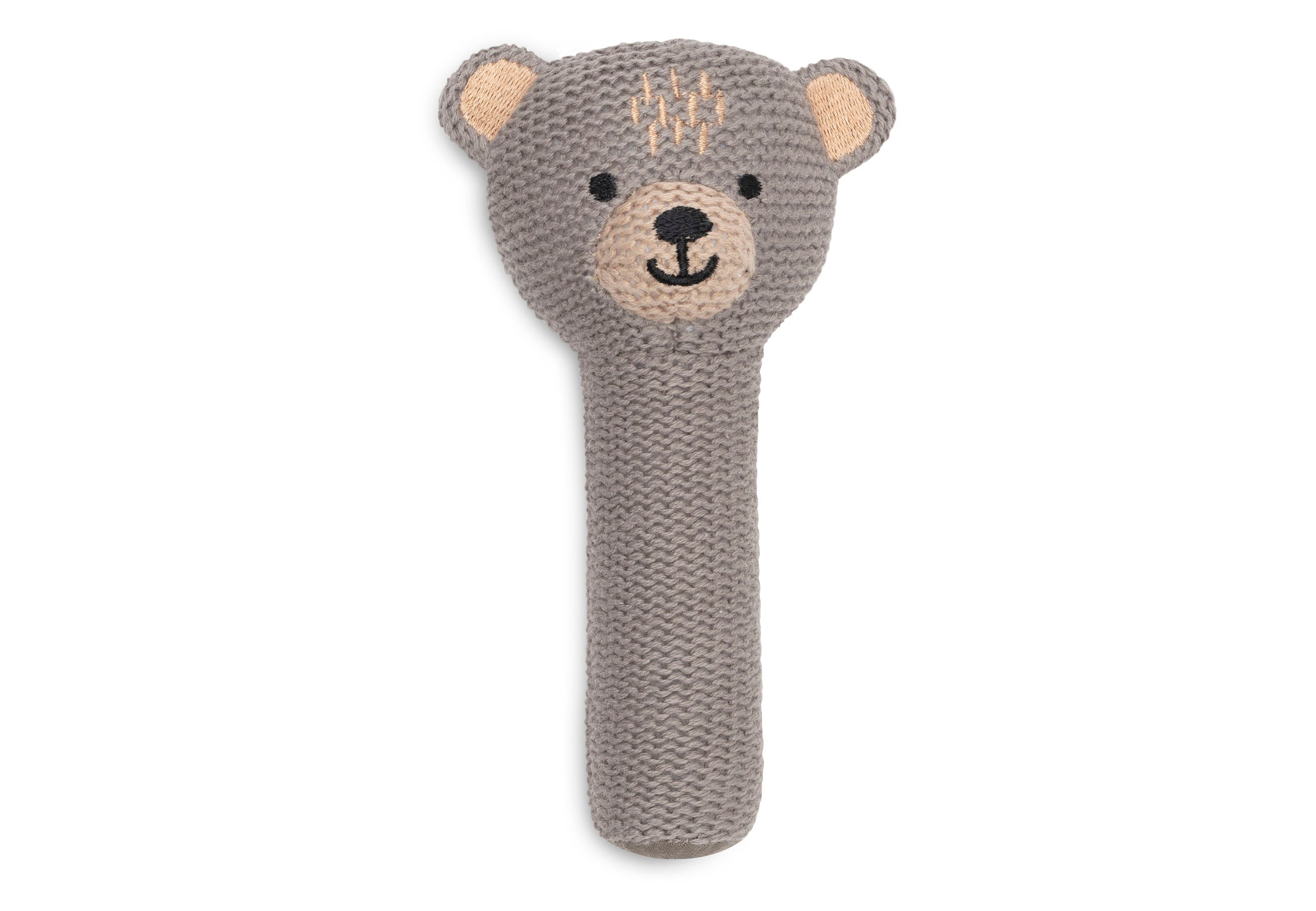 Hochet tricoté ours Jollein