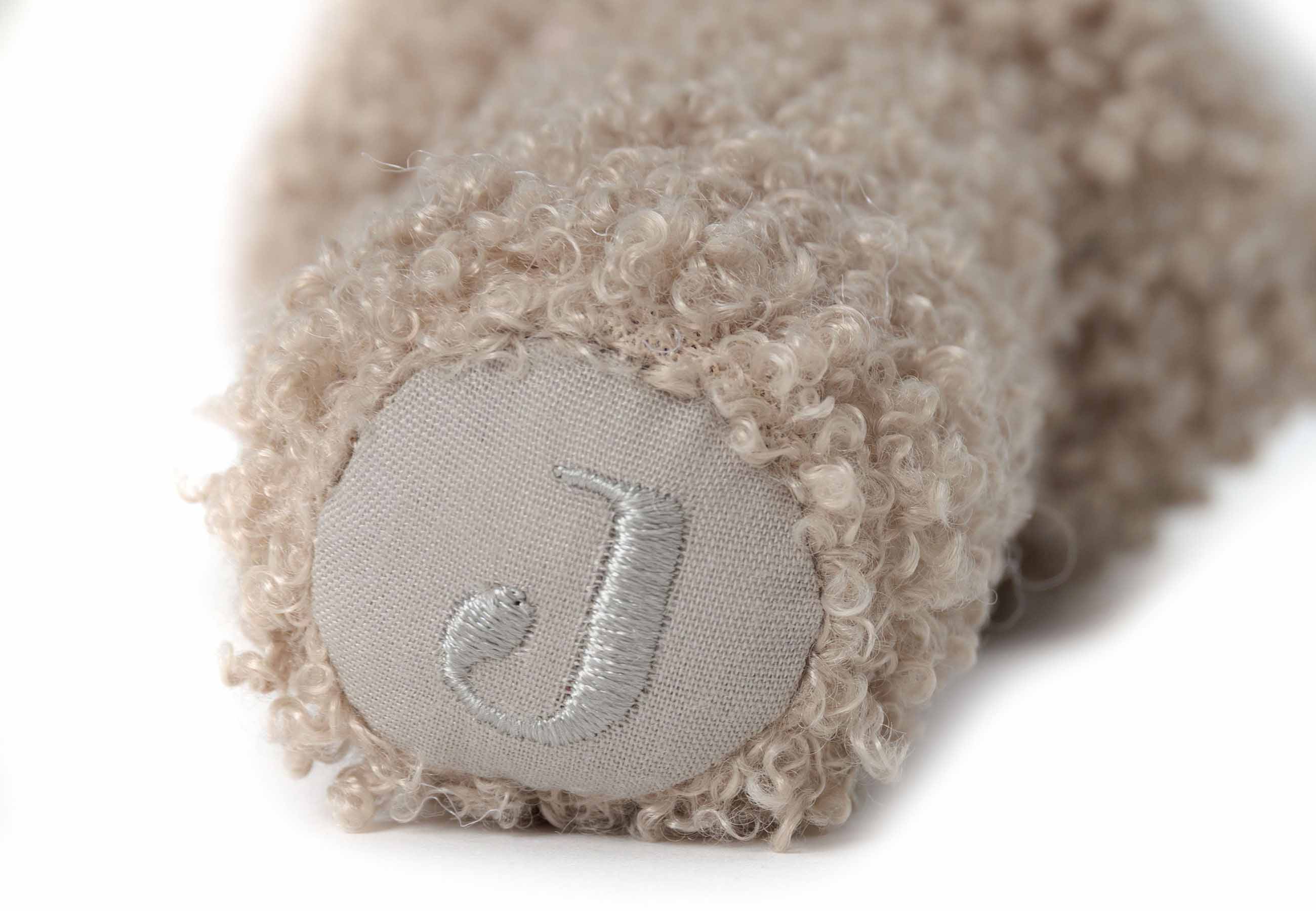 Hochet Teddy Bear olive green Jollein vue de détail