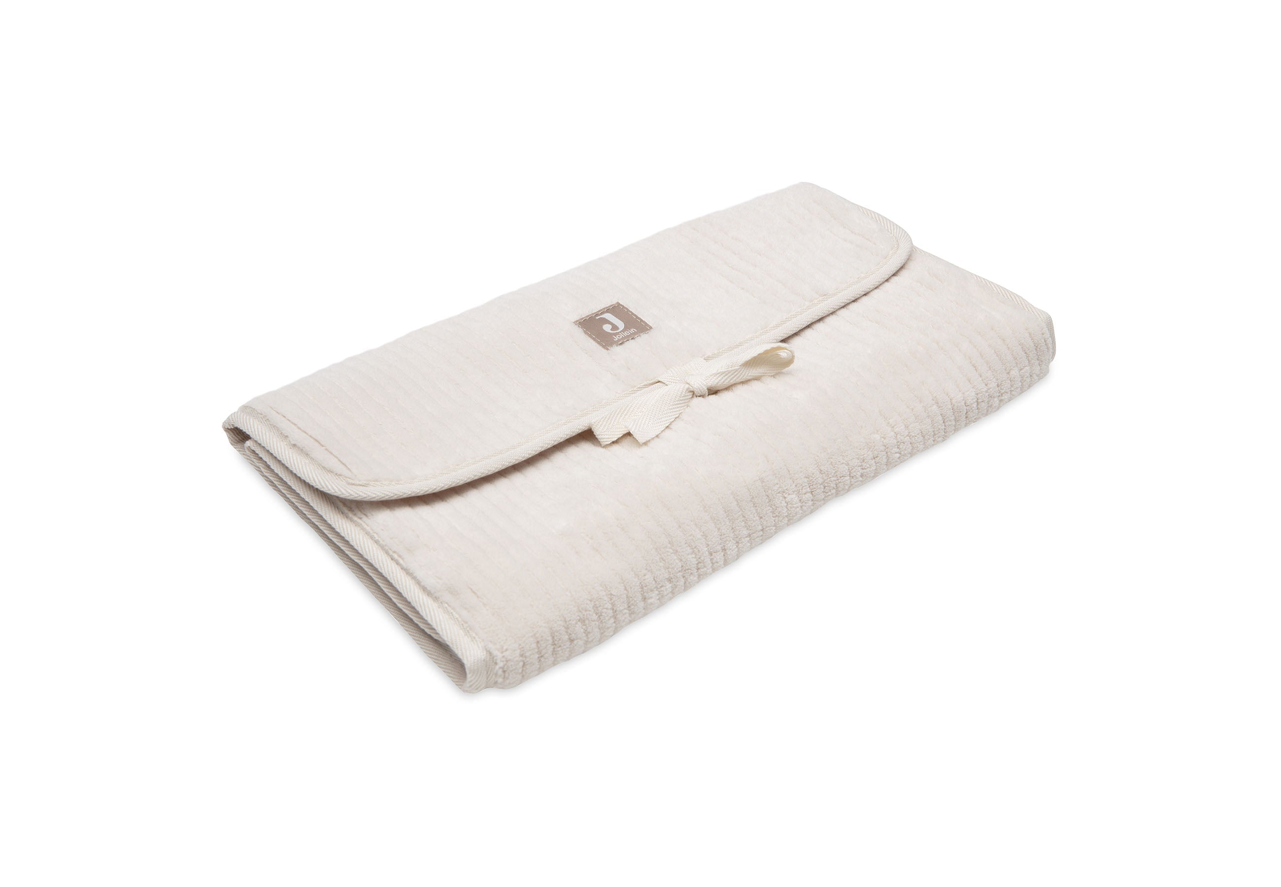 Tapis à langer Cloudy Rib plié avec nœud