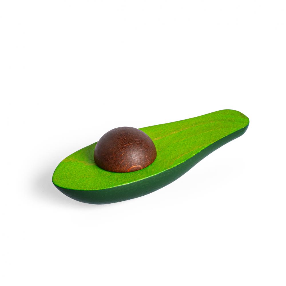 Avocat coupe en bois Erzi avec noyau apparent