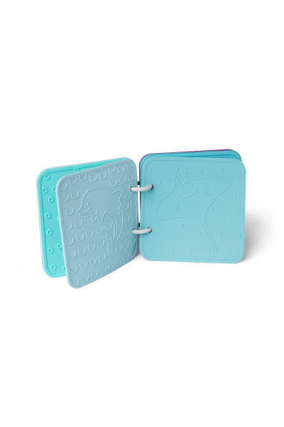Livre de bain dégradé de bleu