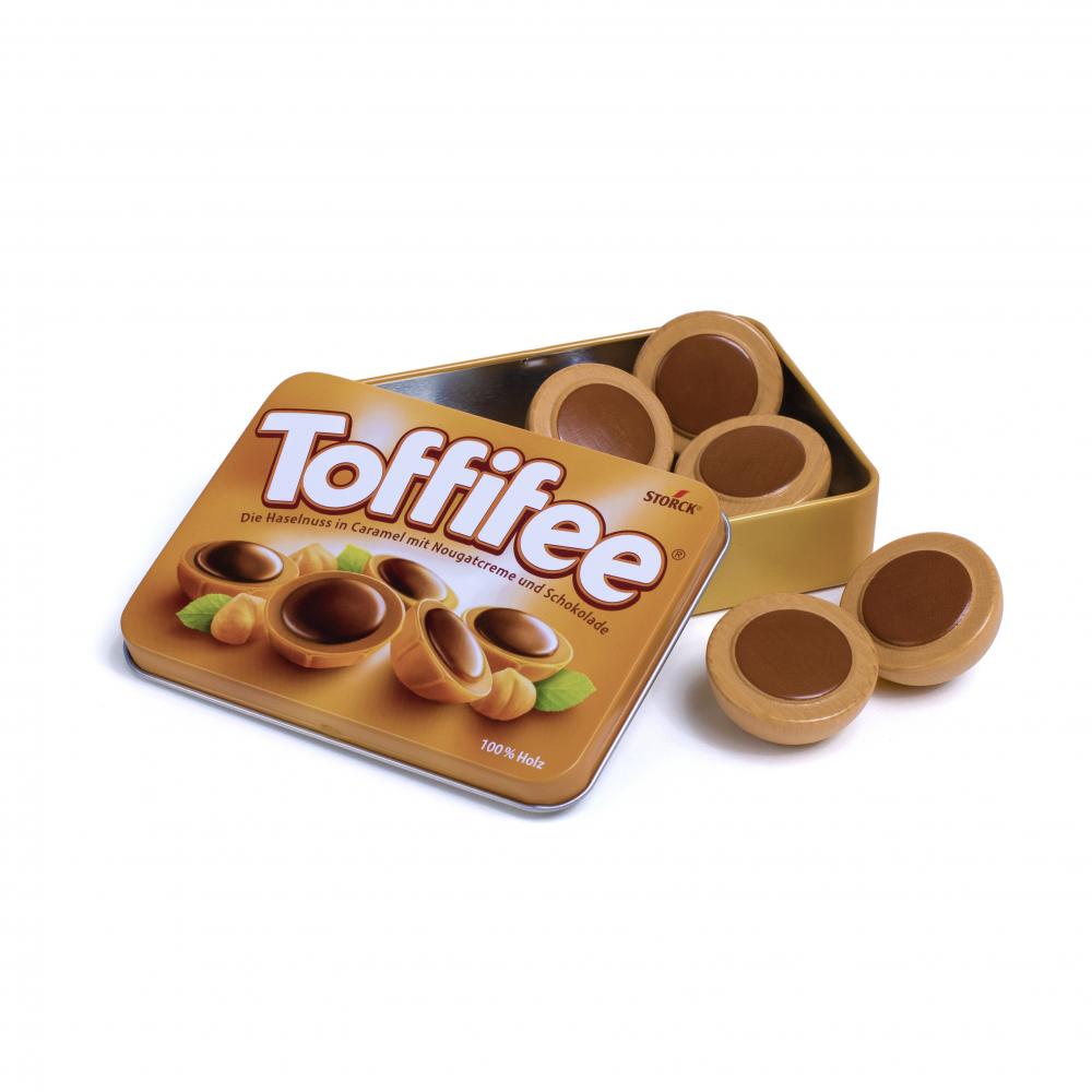 Boîte de chocolats noisette en bois Erzi
