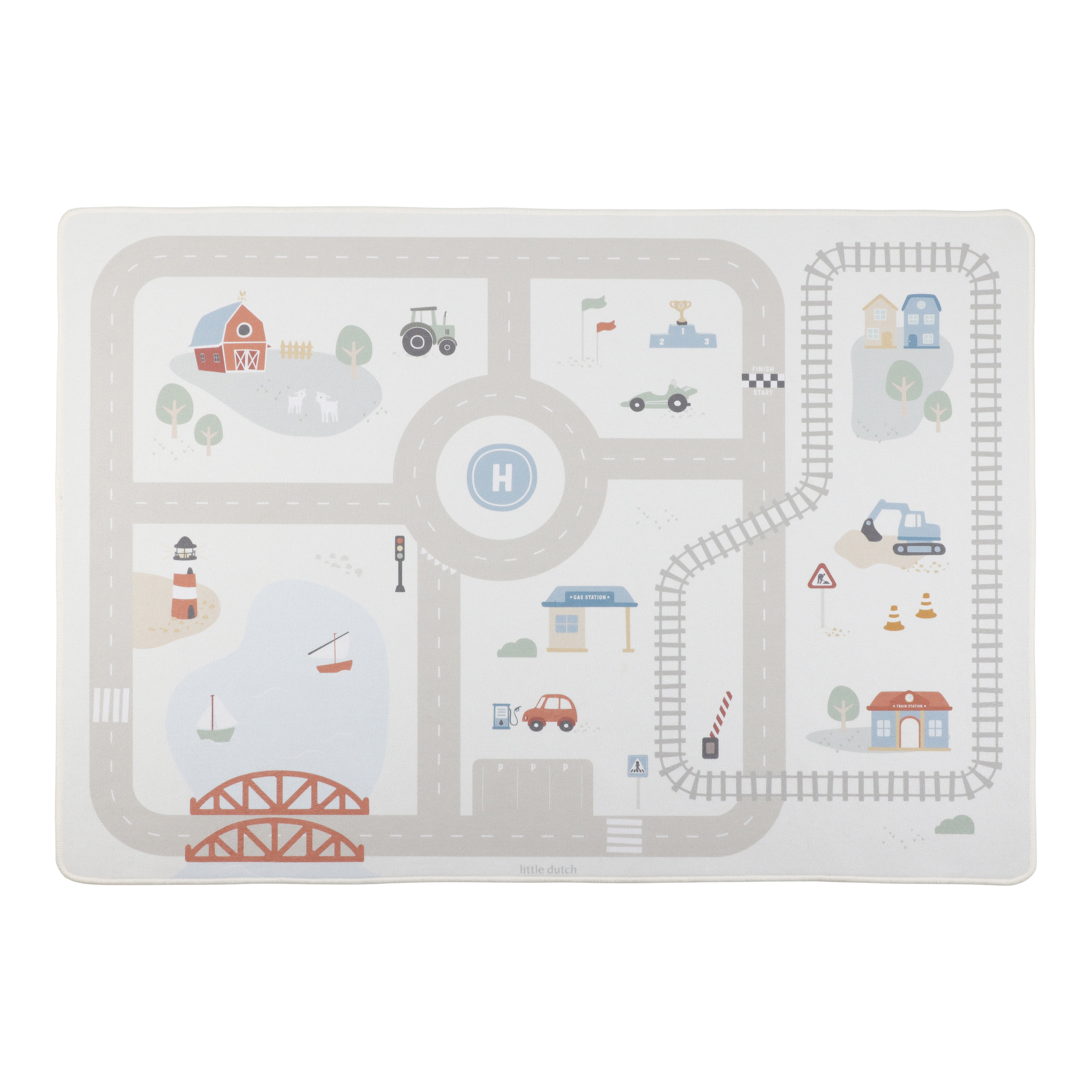 Tapis circuit de voiture