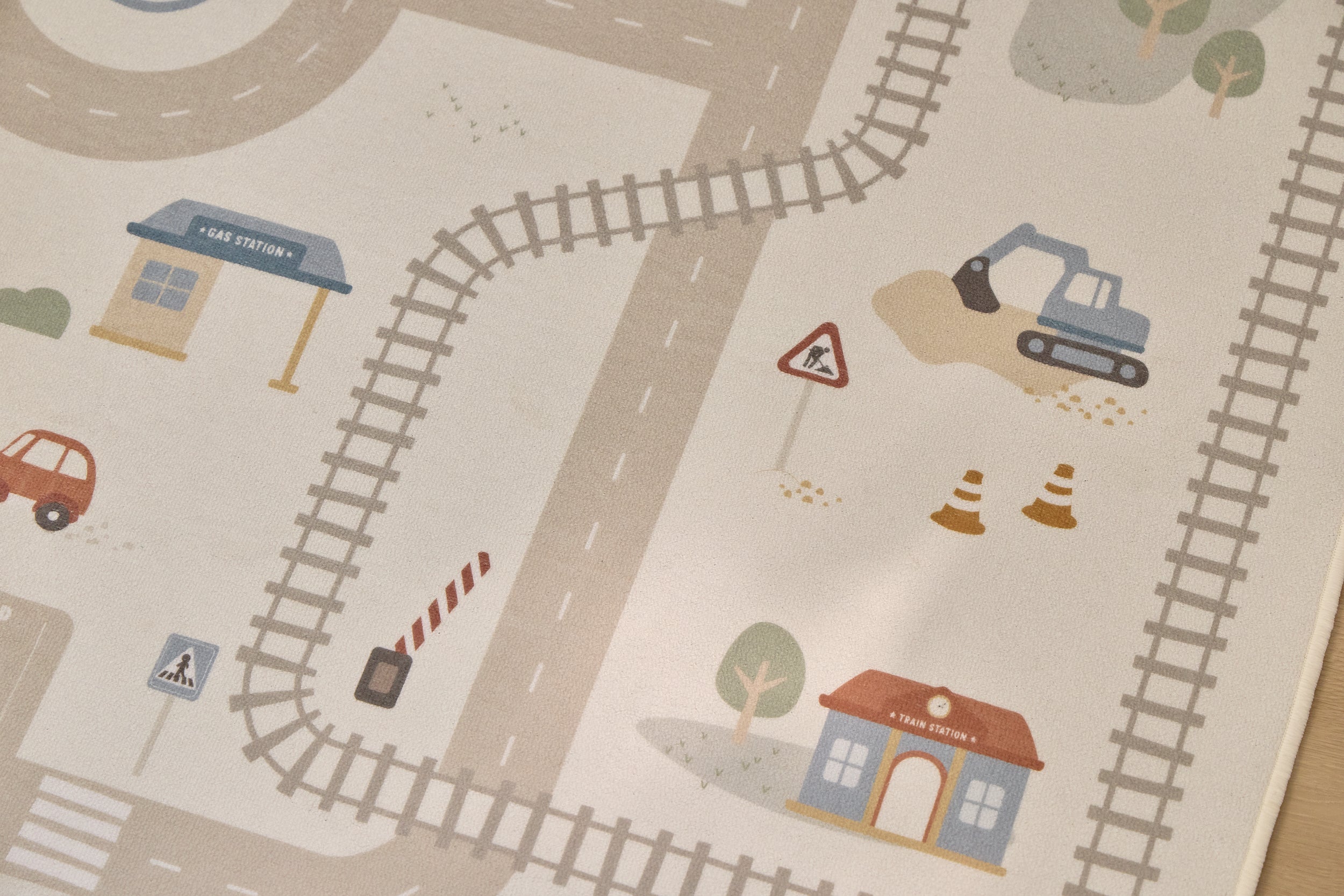 Tapis circuit de voiture