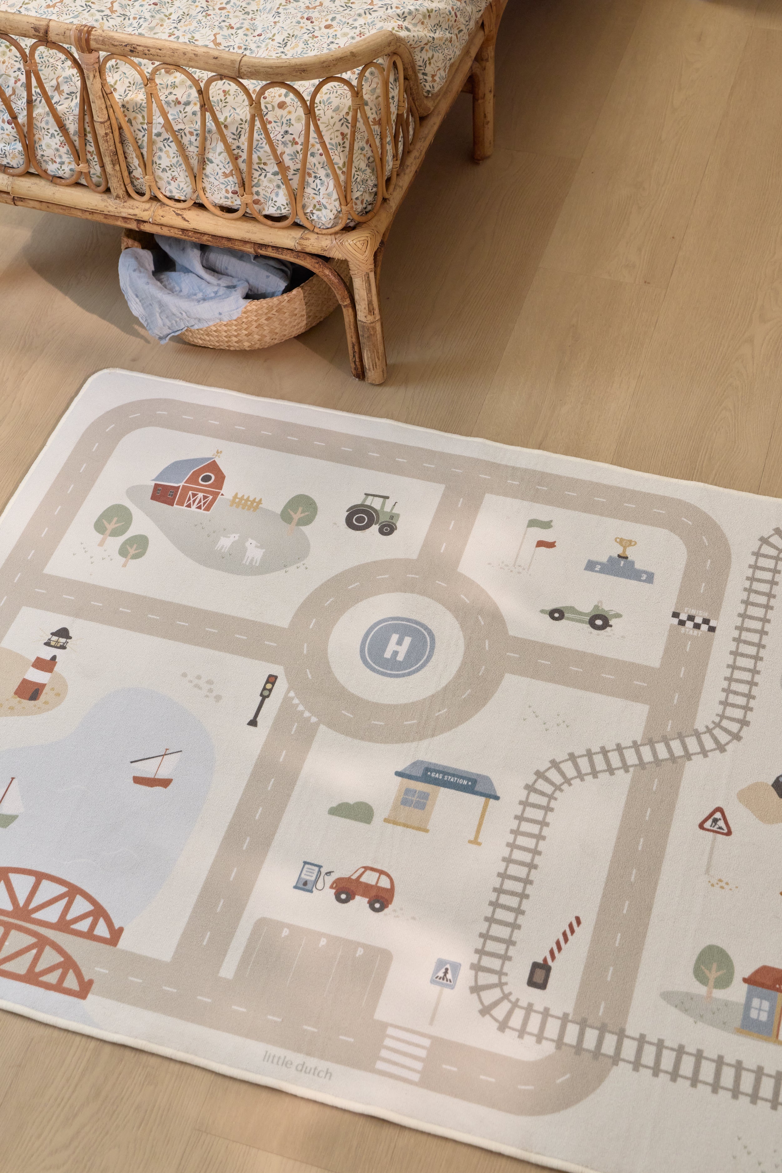 Tapis circuit de voiture