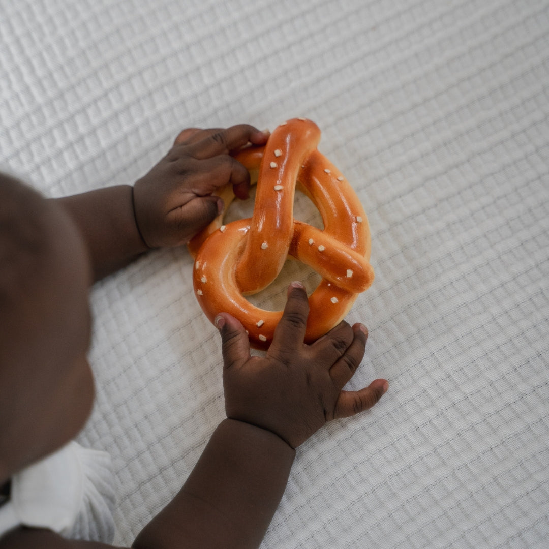 Pepe le Pretzel Lolaletost, jouet de dentition et de bain pour bébé