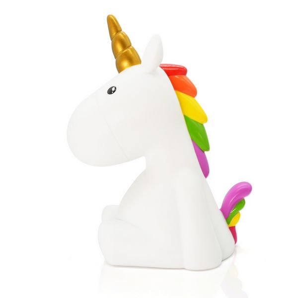 Veilleuse licorne Sparkle DHINK vue de profil