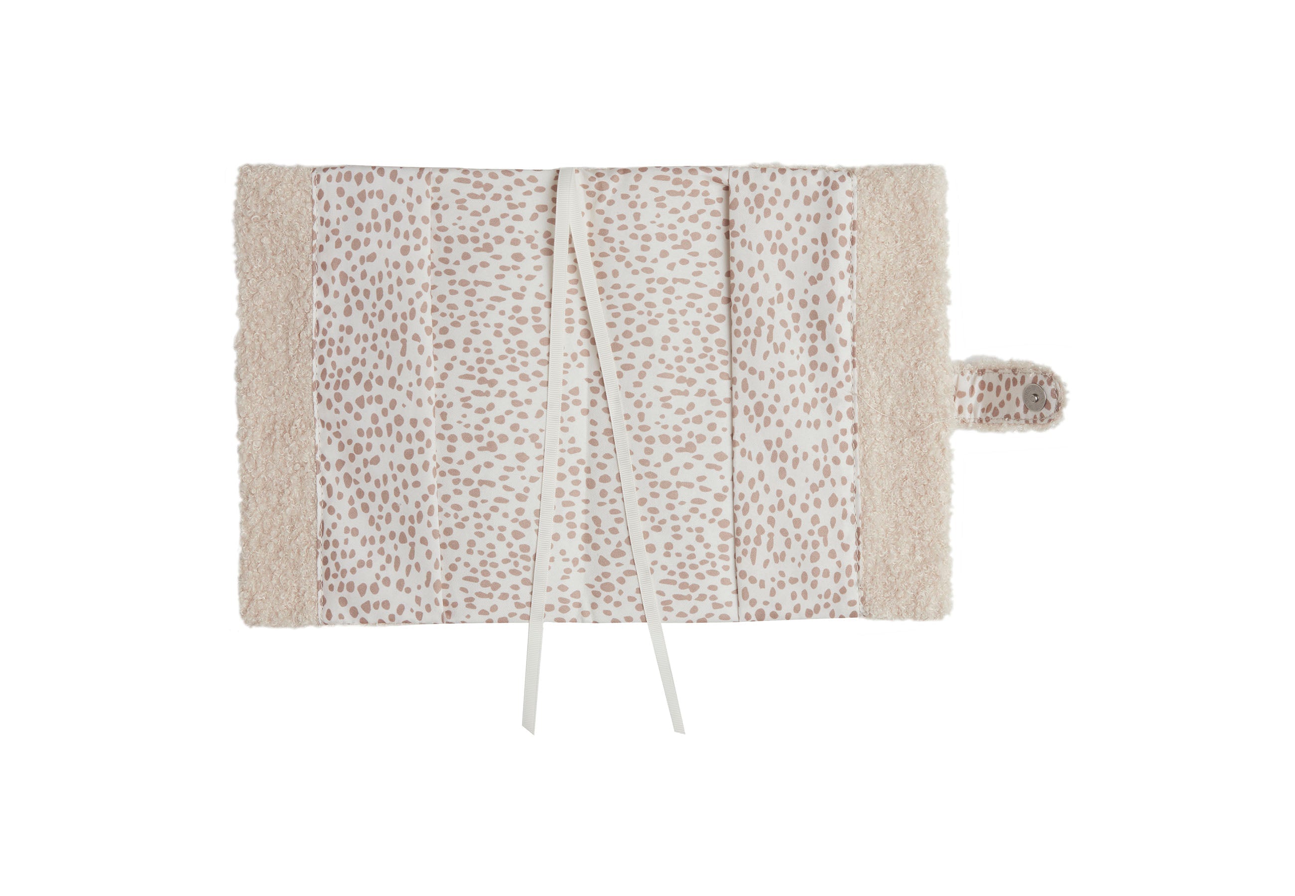Protège carnet de santé Boucle Naturel Jollein intérieur à pois