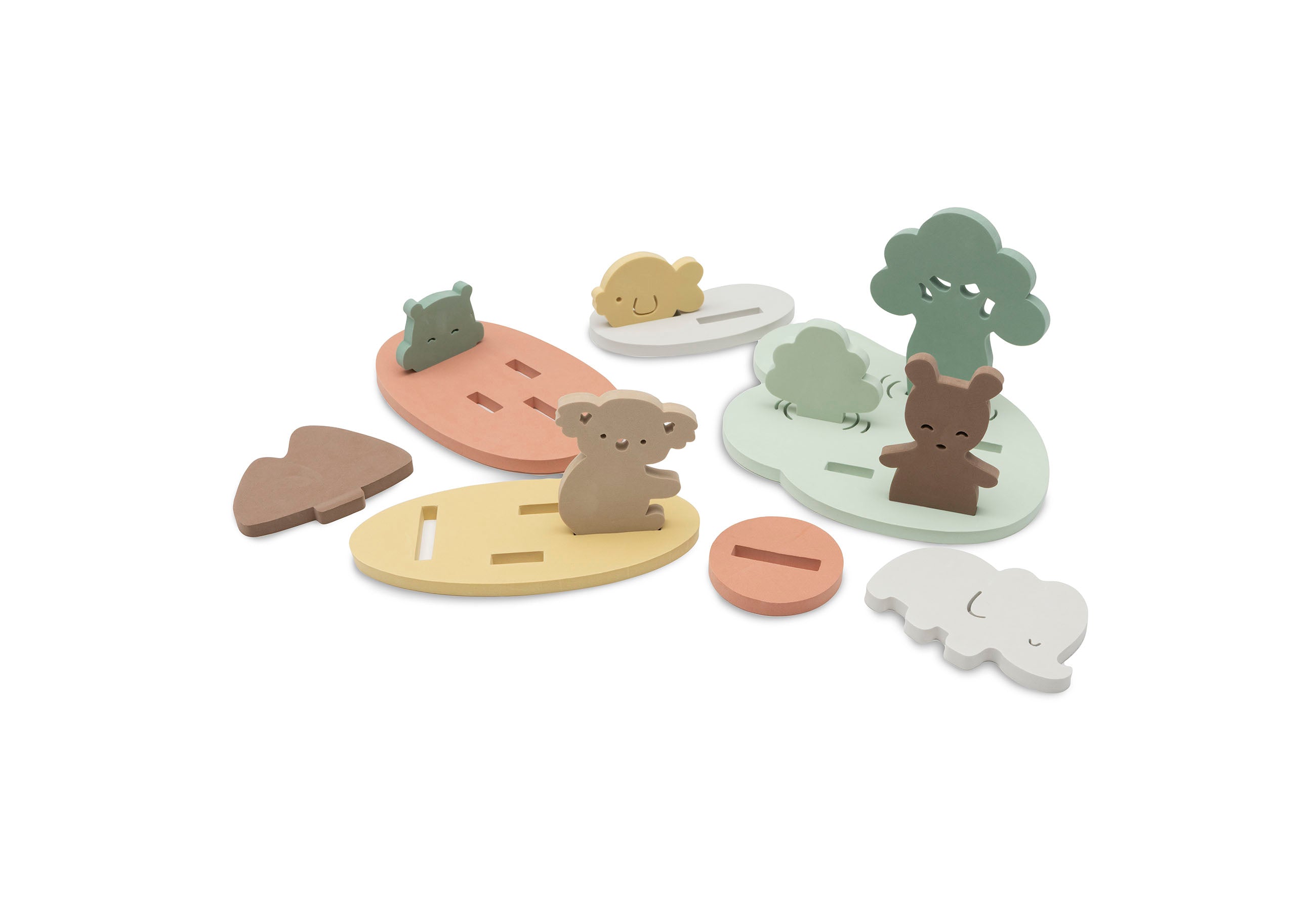 Set de jeux de bain en mousse Kangaroots Jollein