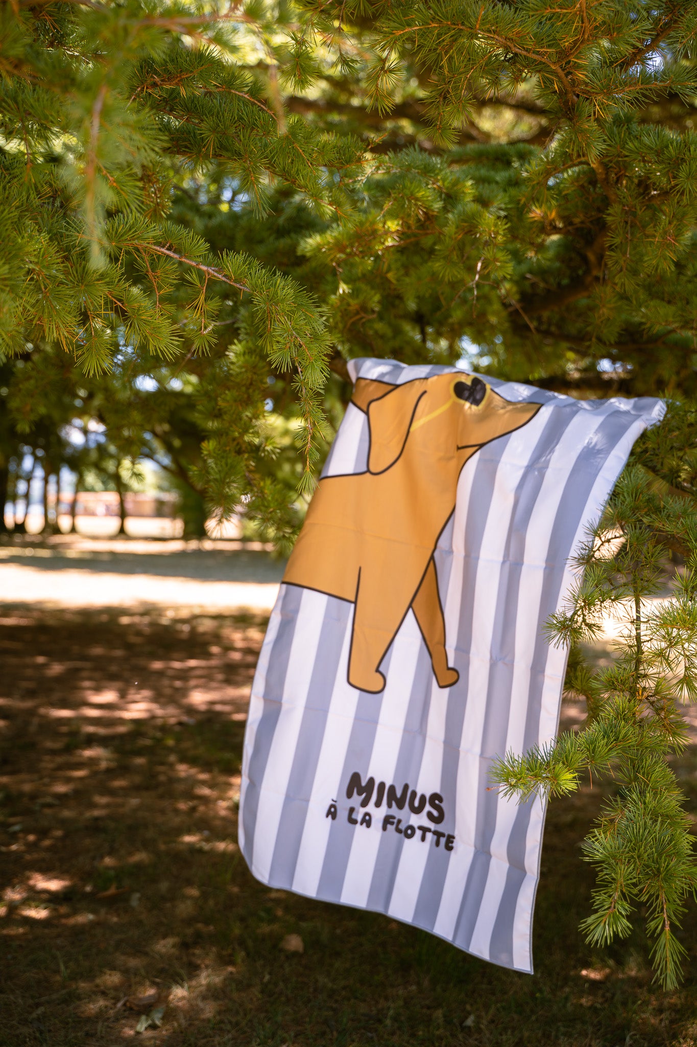 Serviette de plage enfant Minus Chiot
