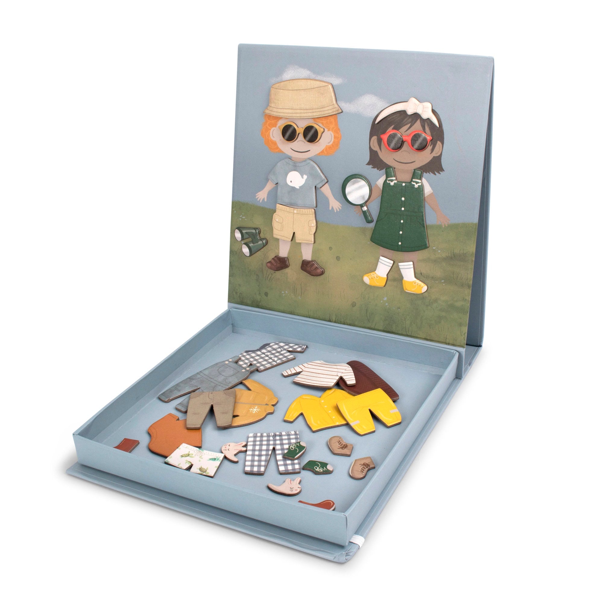 Jeu magnétique de personnages à habiller Filibabba avec vêtements et accessoires aimantés