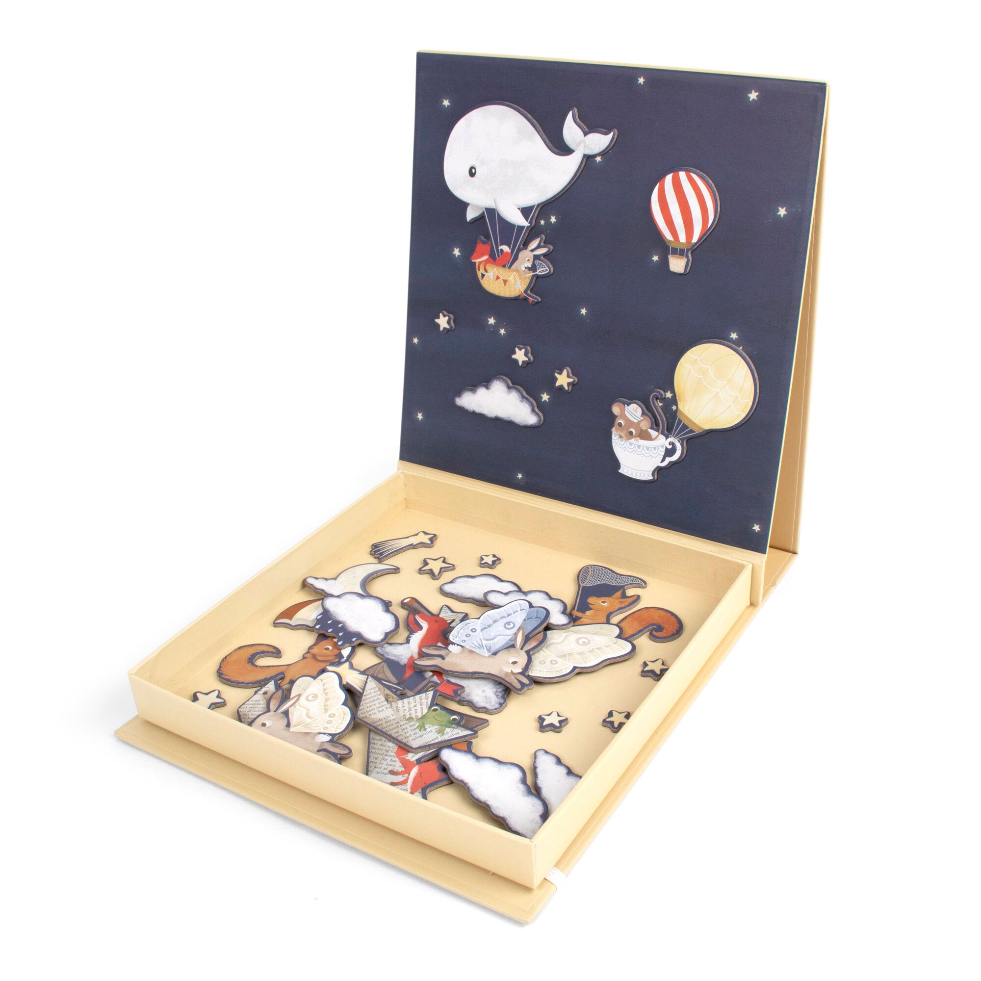Jeu magnétique Dreamy Adventurers Filibabba avec boîte de transport et pièces aimantées