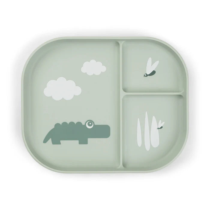 Foodie assiette plateau - Croco - Vert