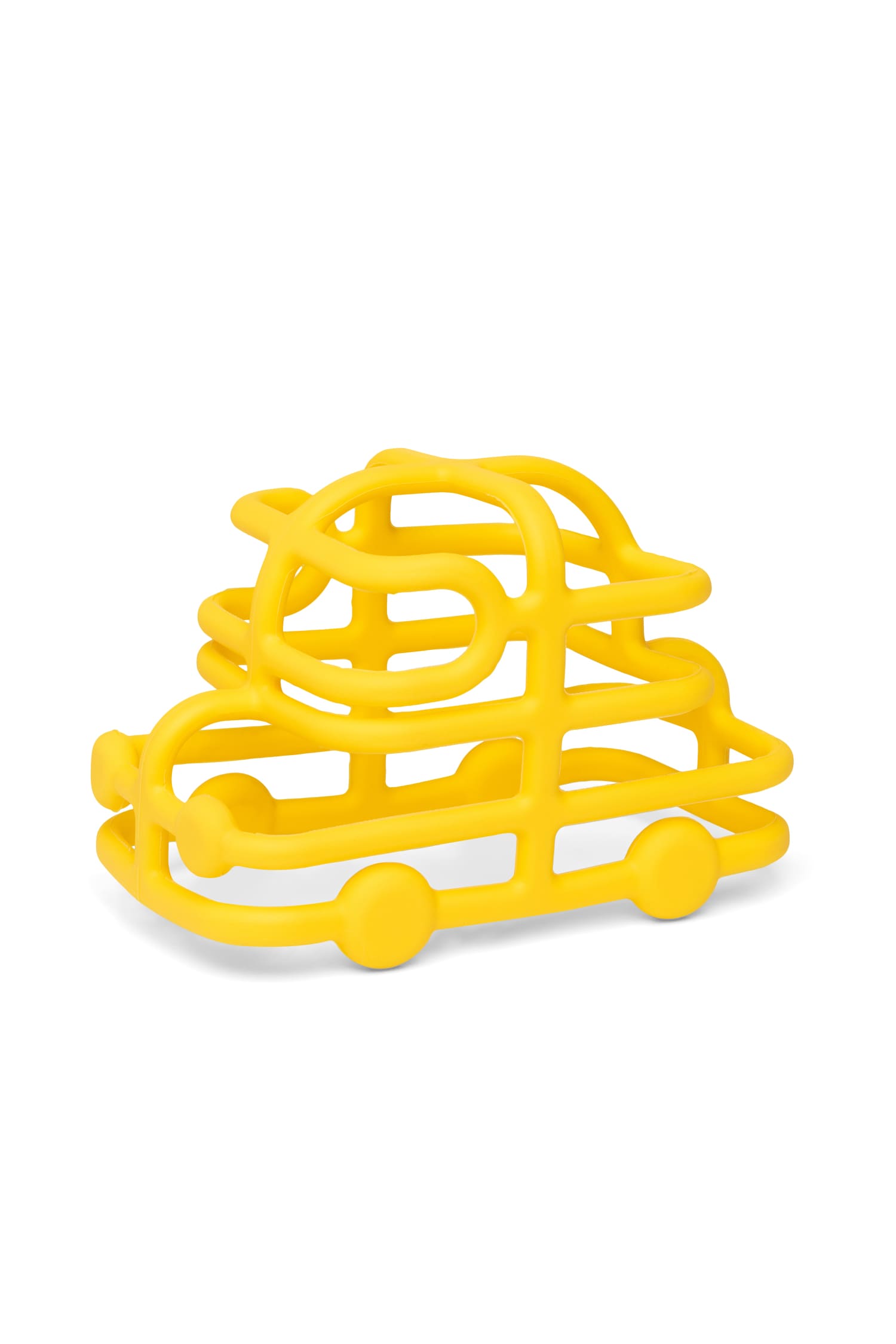 Voiture jaune en silicone