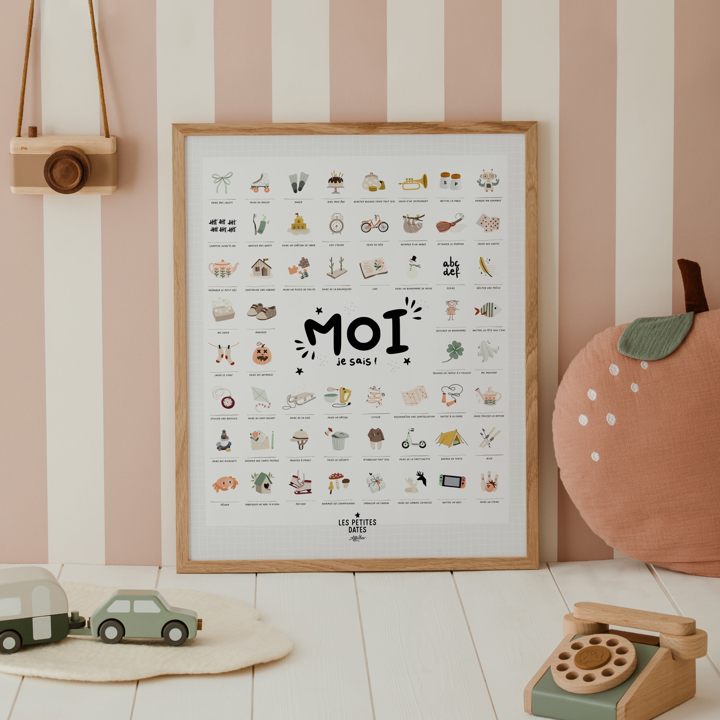 Affiche à tamponner Moi je sais - Les Petites Dates