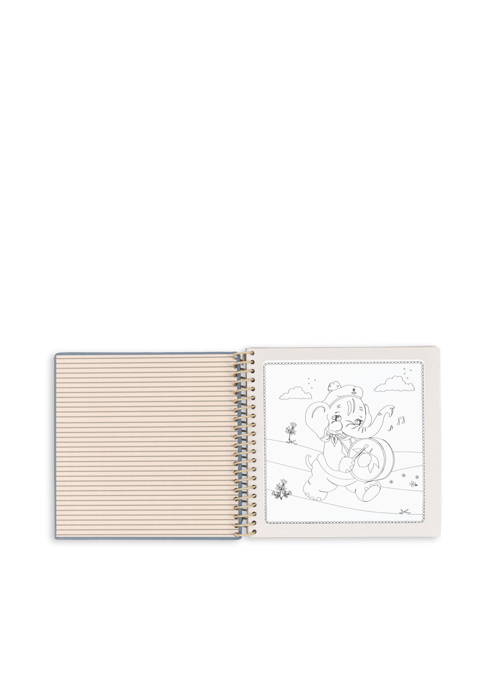 Livre magique à l'eau Duckling ouvert avec illustrations