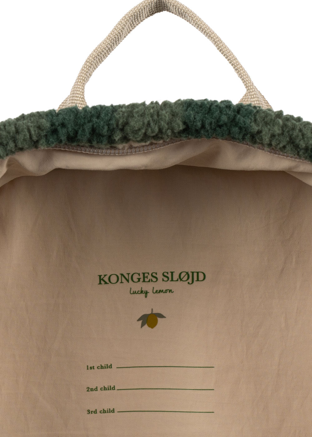 Sangle de poitrine du sac à dos Jody Teddy Green Check