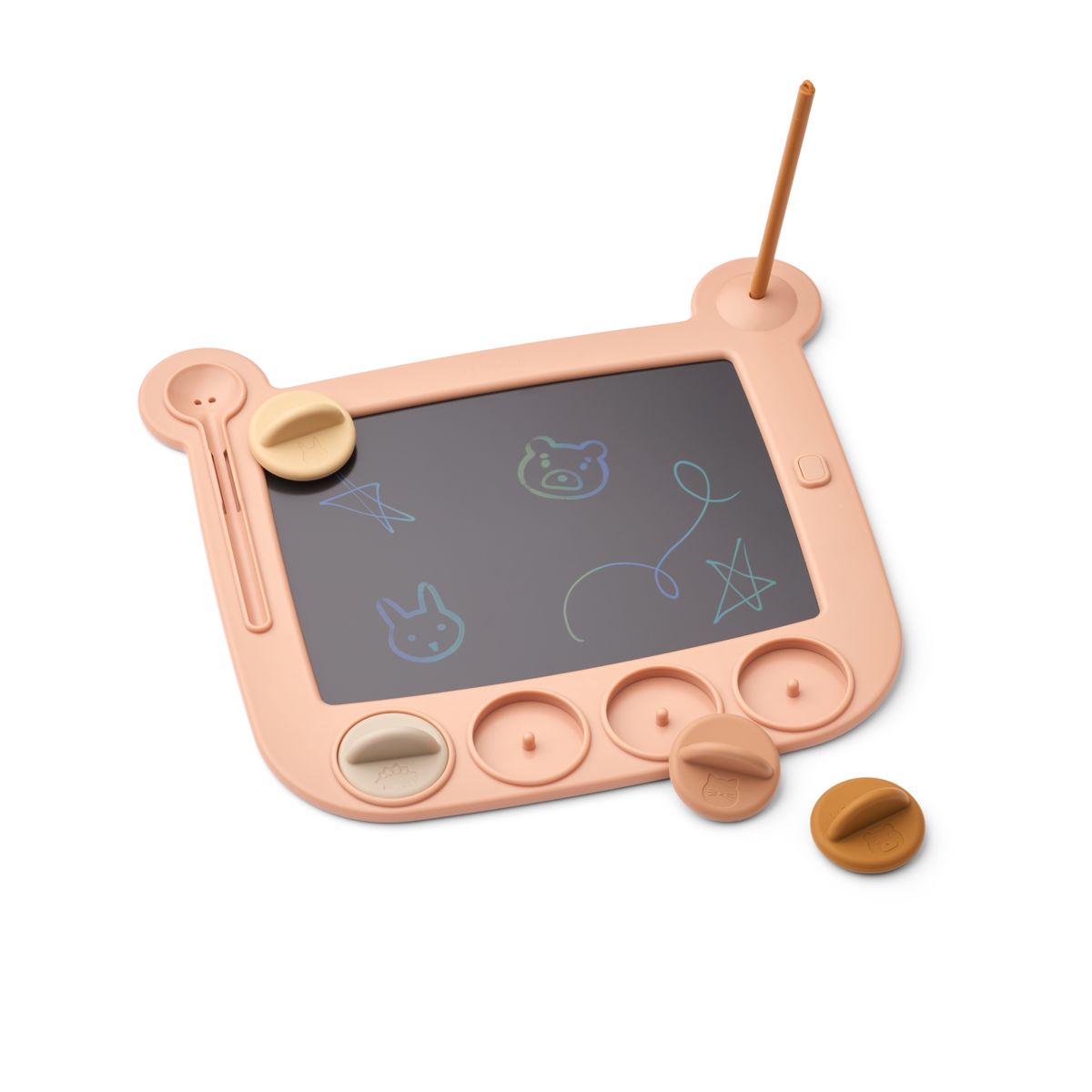 Tablette Venzora Pale Tuscany avec stylet et tampons en silicone Liewood