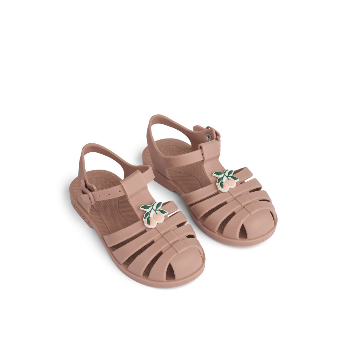 Sandales de plage Bre Liewood à charms pêche et rose foncé