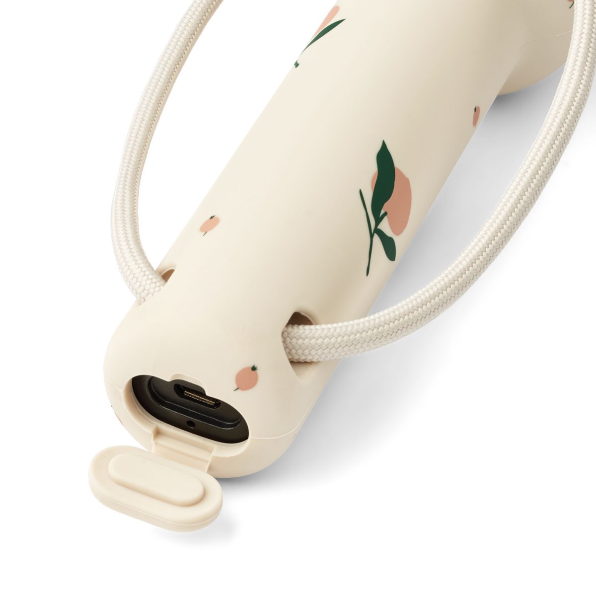 Détail de l'imprimé coquillages de la lampe torche Gry Liewood