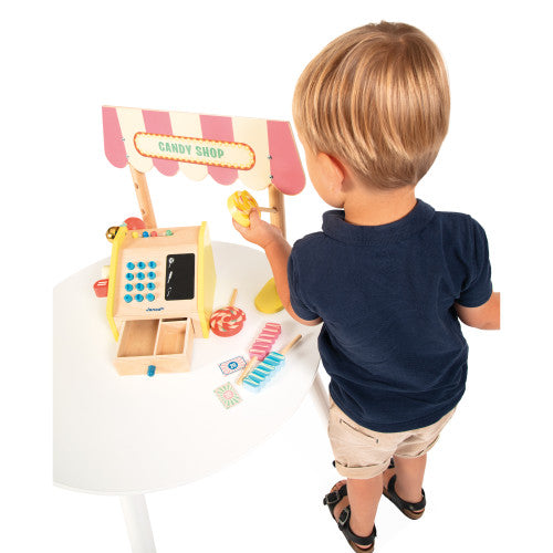 Détails de la marchande de friandises AppLePop Janod