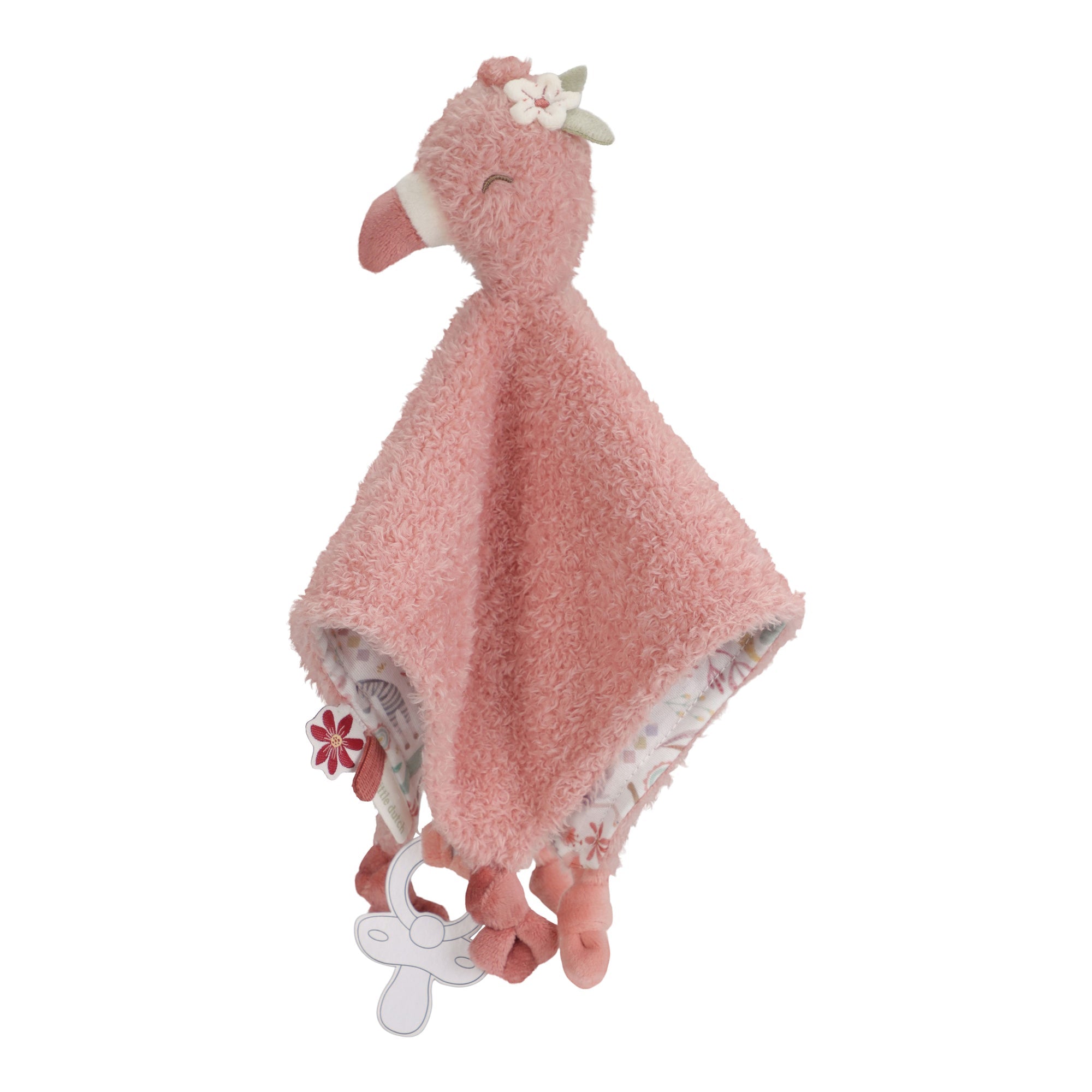 Doudou Flamant rose Safari Friends Little Dutch