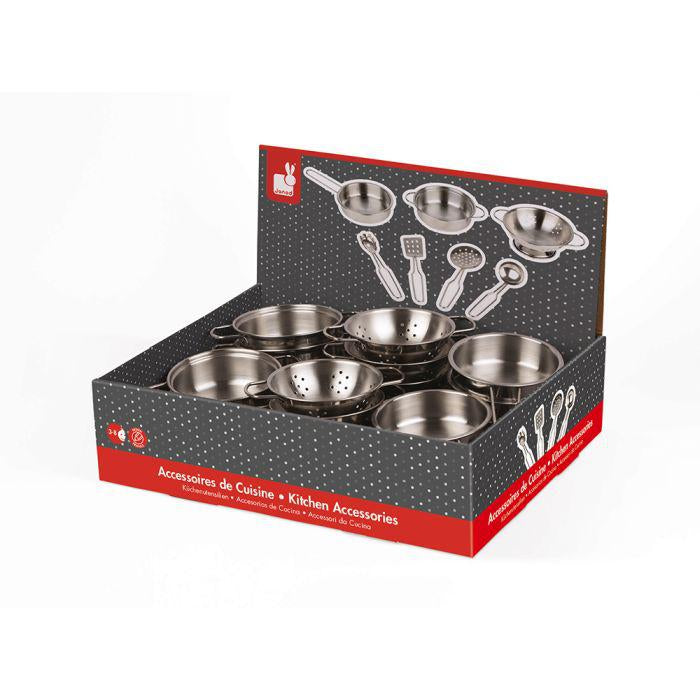Accessoire de cuisine en métal Janod pour dinette