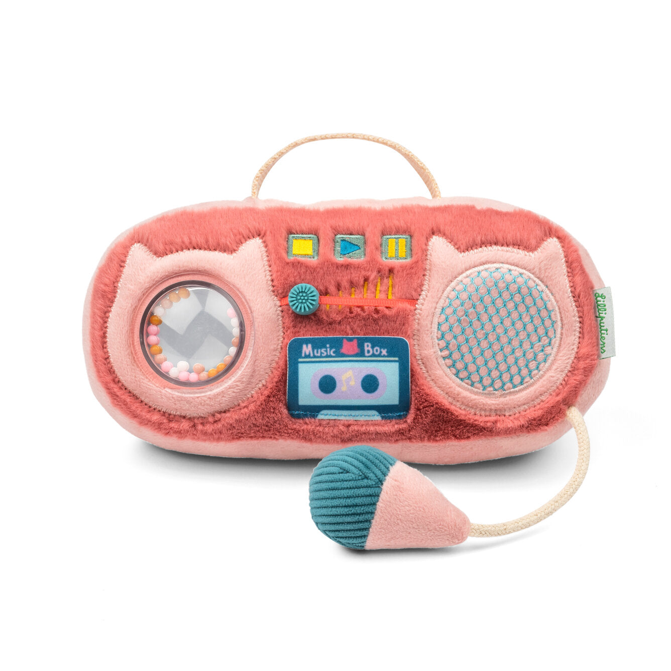 Radio sonore en tissu Jeanne le chat Lilliputiens