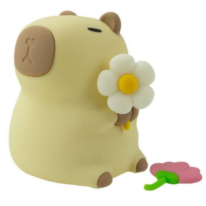 Veilleuse LED Kapibara Florist Mary's, capybara tenant une fleur