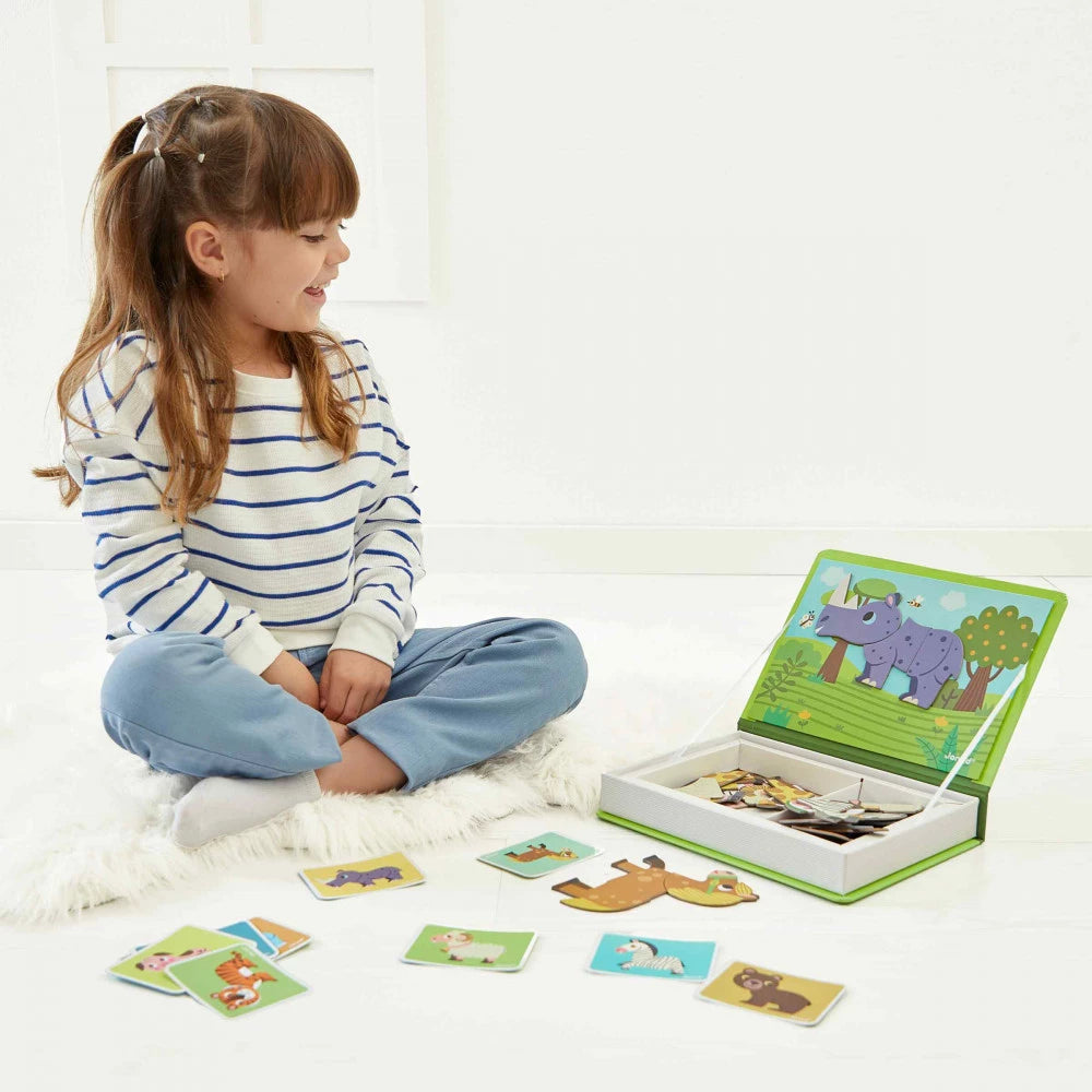 Jeu magnétique éducatif Magnéti'book Animaux de Janod