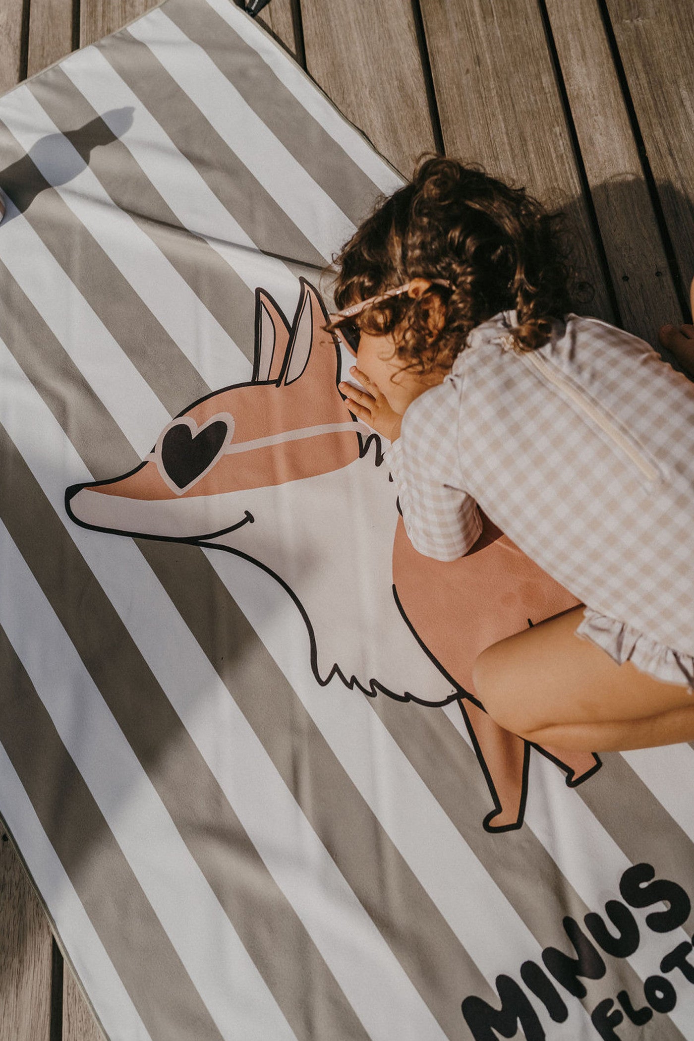 Serviette de plage enfant Minus Renard