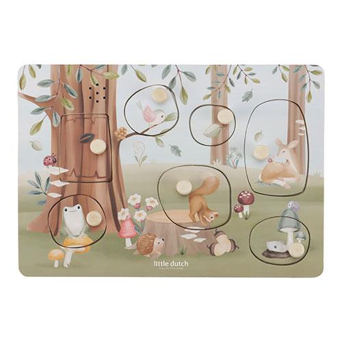 Puzzle sonore en bois Forest Friends Little Dutch