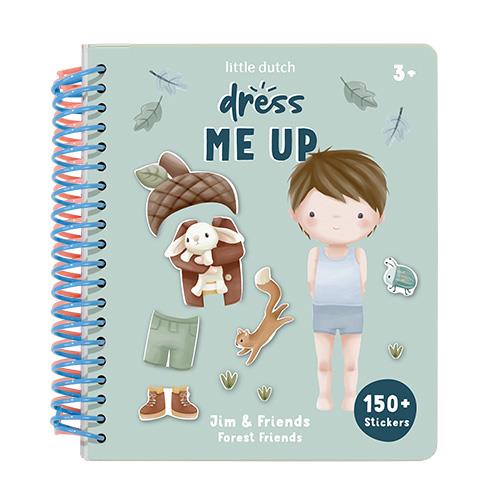 Livre Habille ton personnage Jim & Friends Little Dutch
