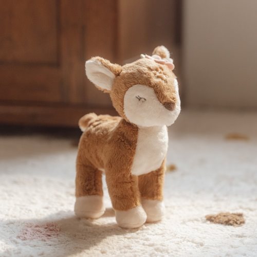 Peluche faon Fairy Garden, pelage doux et duveteux