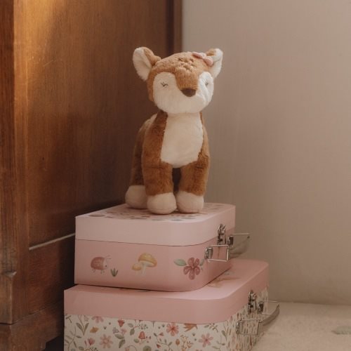 Peluche faon Fairy Garden Little Dutch, détail du visage