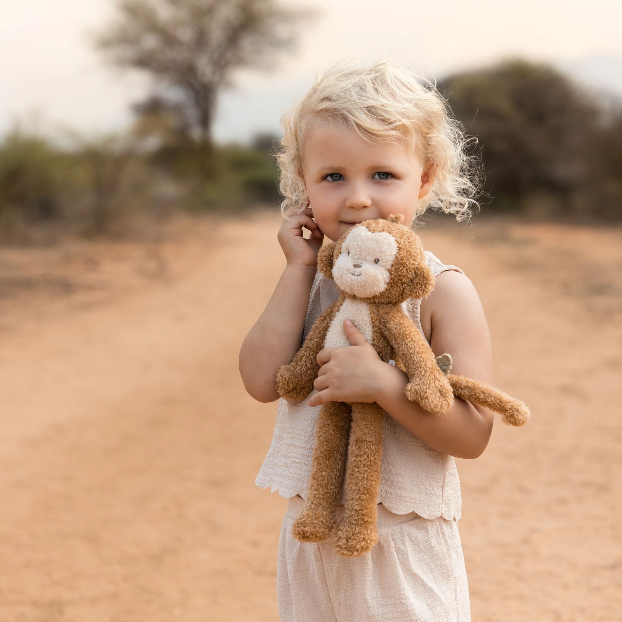 Broderies du visage du singe Safari Friends Little Dutch