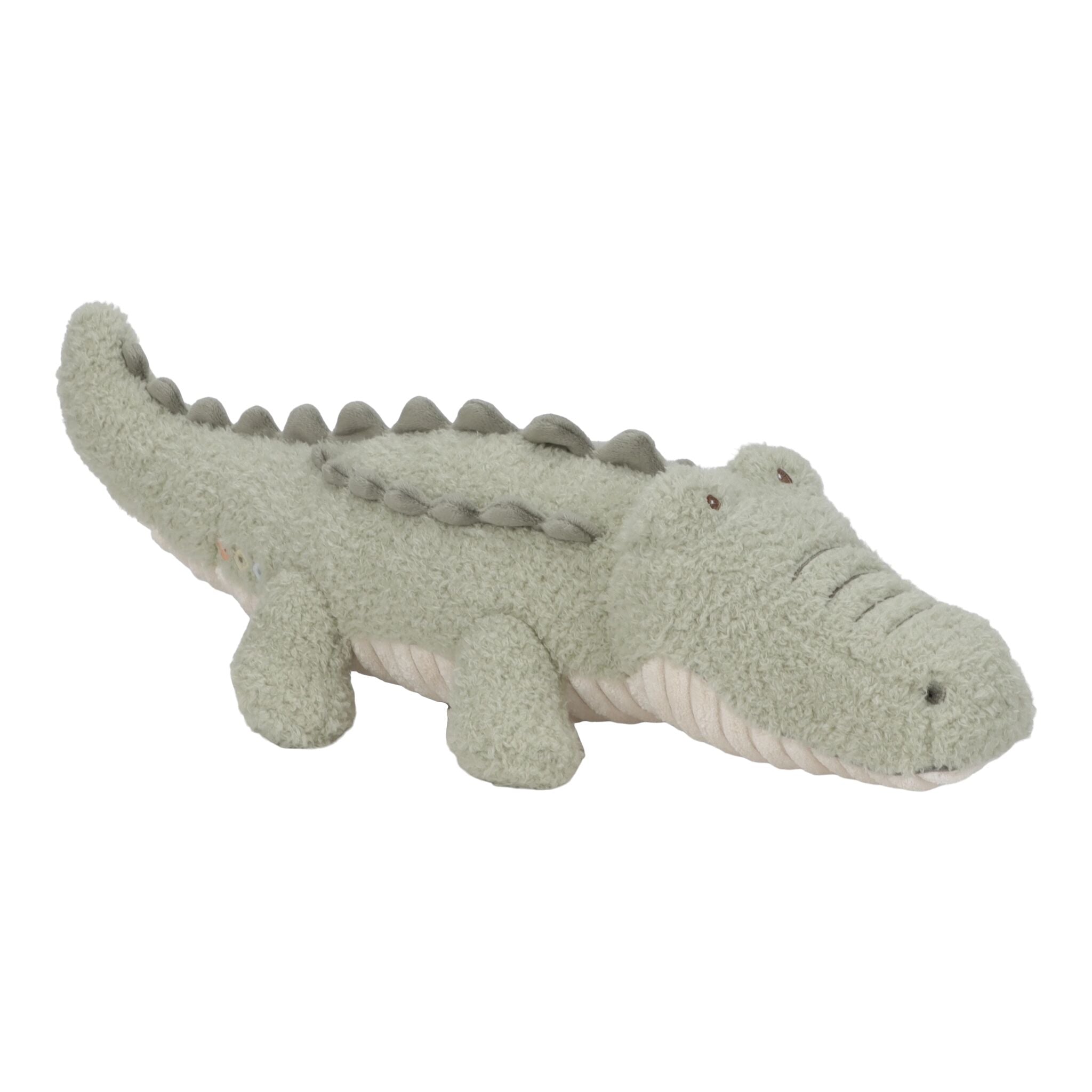 Peluche crocodile Safari Friends Little Dutch vue de face
