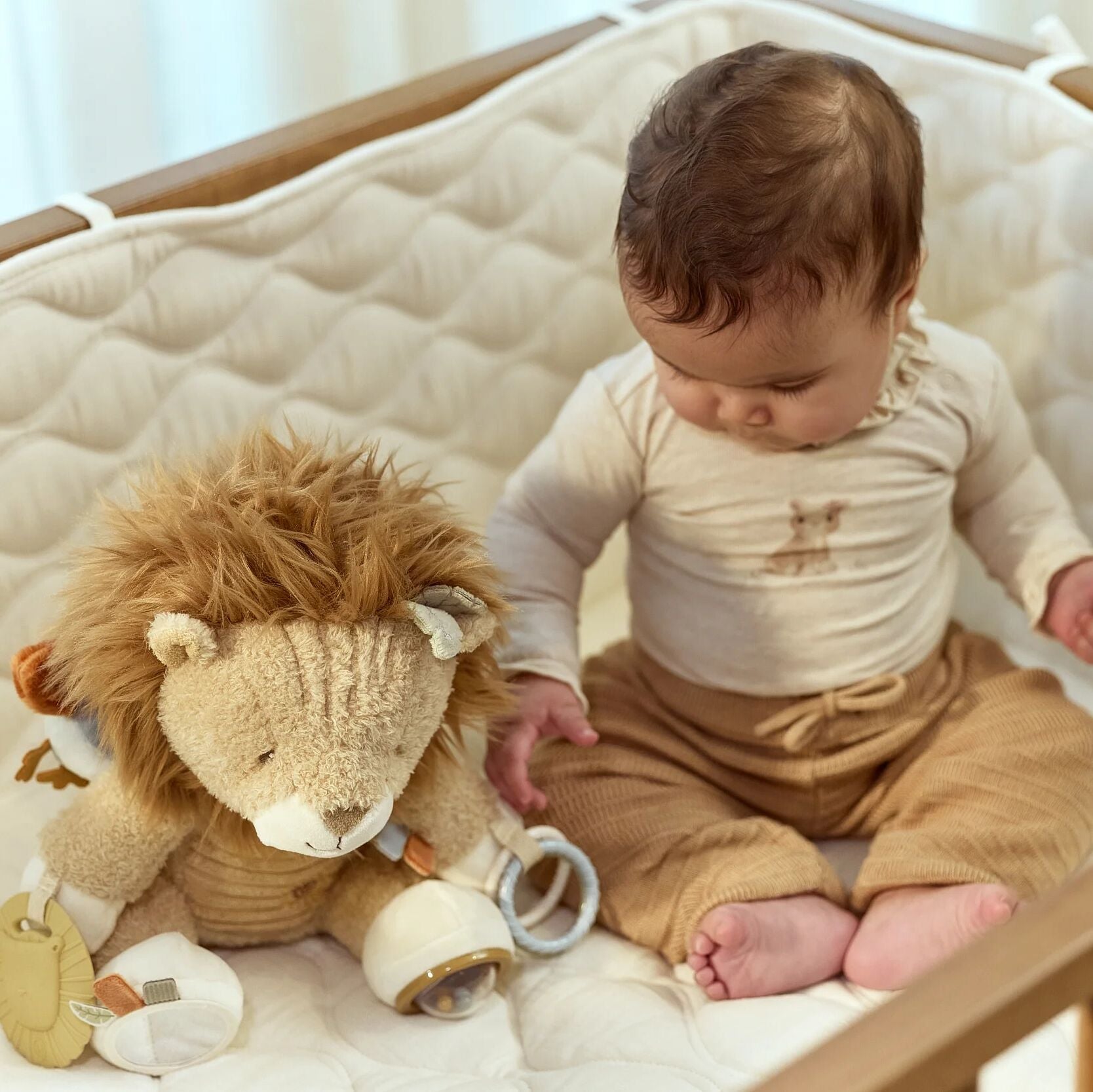 Crinière texturée du lion d'activités Little Dutch