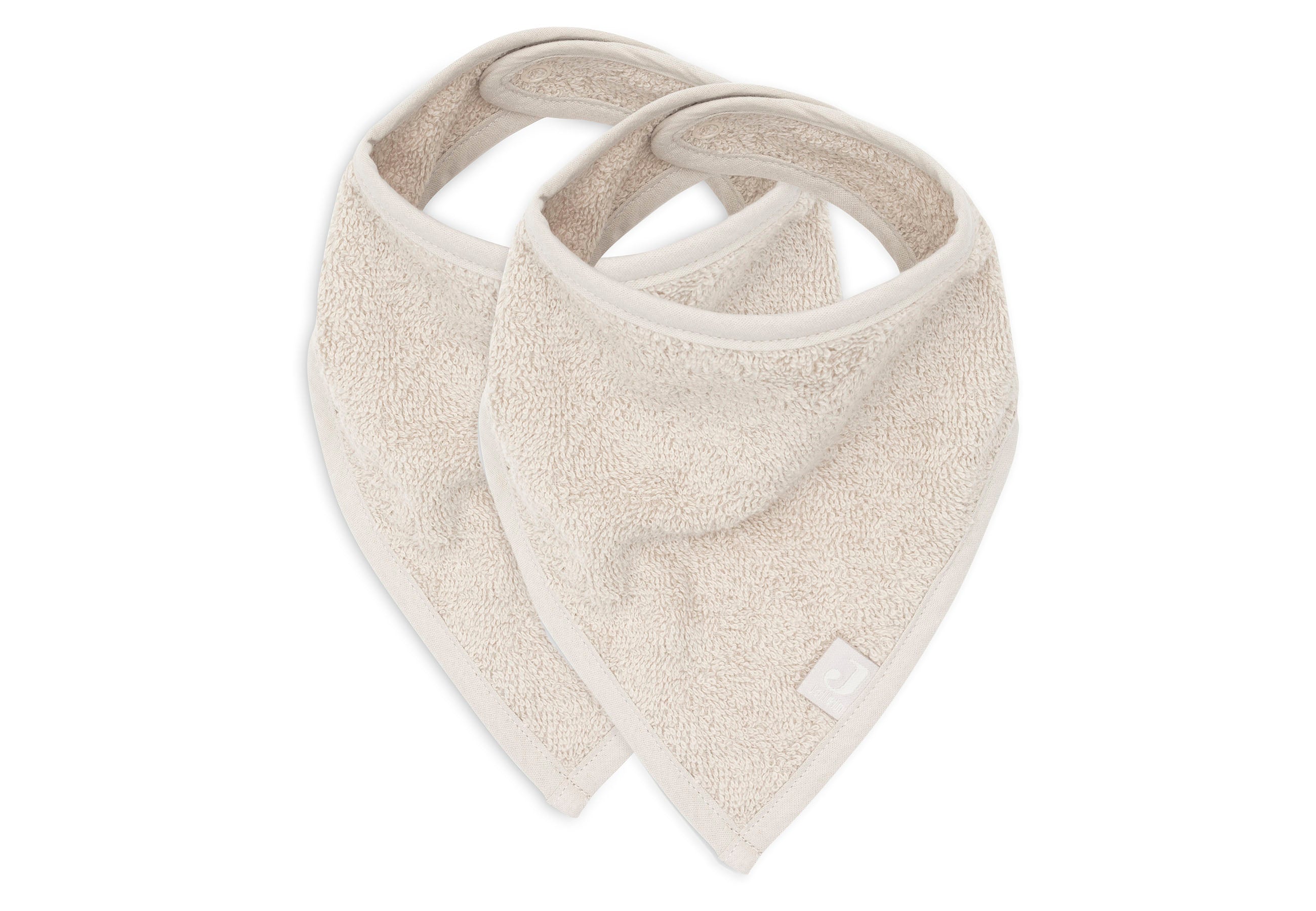 Lot de 2 bavoirs bandana Nougat Jollein
