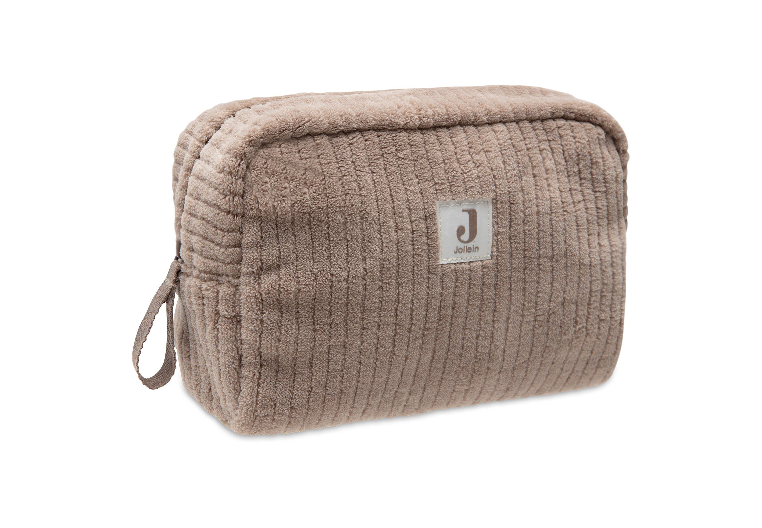Trousse de soins Cloudy Rib Milky Coffee Jollein